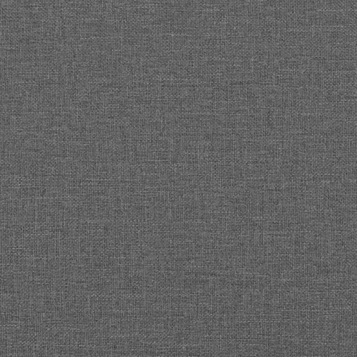 Bettrahmen mit Kopfteil Hellgrau 90 x 200 cm Stoff – Bild 8