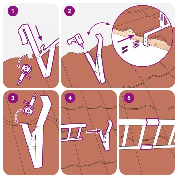 Anthrazit 100 x 2,5 x 20 cm Stahl – Bild 10