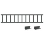 Anthrazit 100 x 2,5 x 20 cm Stahl – Bild 2