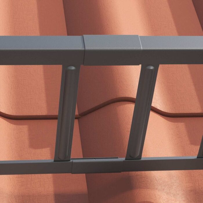 Anthrazit 100 x 2,5 x 20 cm Stahl – Bild 3