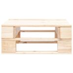 Outdoor-Ottomane Paletten Holz – Bild 3