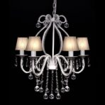 Kronleuchter mit 2300 Kristallen Weiss