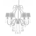 Kronleuchter mit 2300 Kristallen Weiss – Bild 5