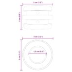 Football Table Bumpers 3 x 3 x 2 cm Rod 16 pcs Schwarz – Bild 5