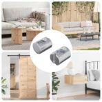 Zylindermuttern 2 pcs Silber M6 x 13 mm Metall