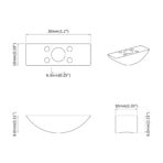 Half-moon Washer 2 pcs Weiss M6 Polypropylen – Bild 6