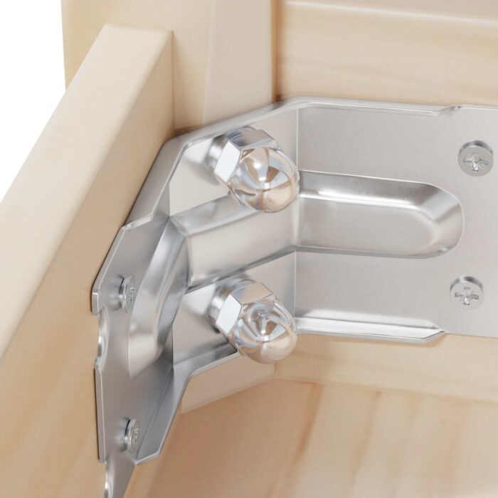 Eichelmuttern 2 pcs Silber 12,8 x 12,8 x 6,5 cm Stahl – Bild 6