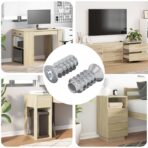 Schraube 2 pcs Silber M6 x 12 mm Eisen