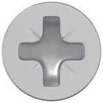 Schraube 2 pcs Silber M6 x 12 mm Eisen – Bild 3