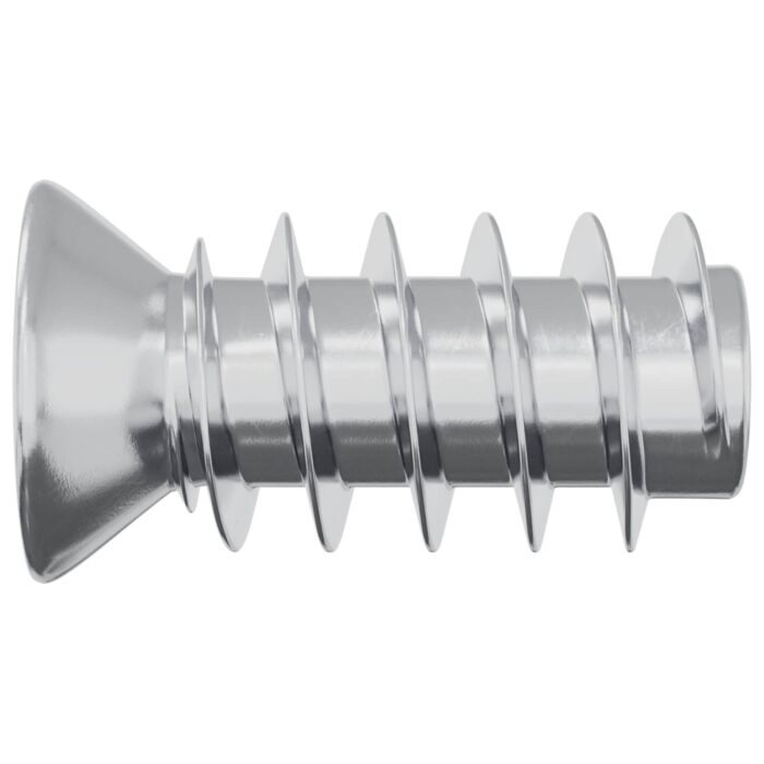 Schraube 2 pcs Silber M6 x 12 mm Eisen – Bild 4