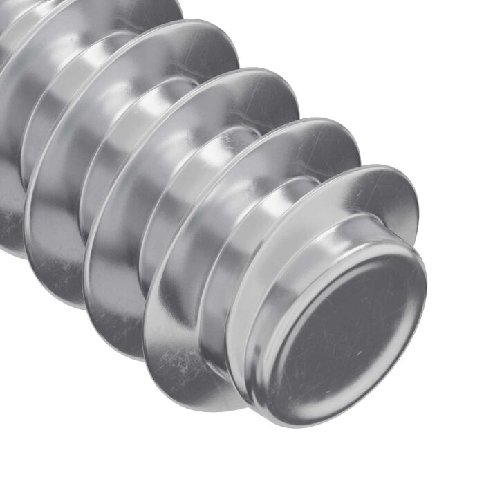 Schraube 2 pcs Silber M6 x 12 mm Eisen – Bild 5