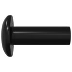 Hülsenmuttern 2 pcs Schwarz M4 x 14,5 mm Eisen – Bild 4