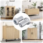 Sicherungsmutter 2 pcs Silber M6 x 15 mm Stahl