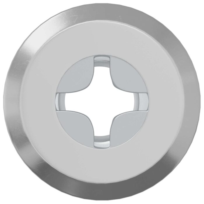 Sicherungsmutter 2 pcs Silber M6 x 15 mm Stahl – Bild 3