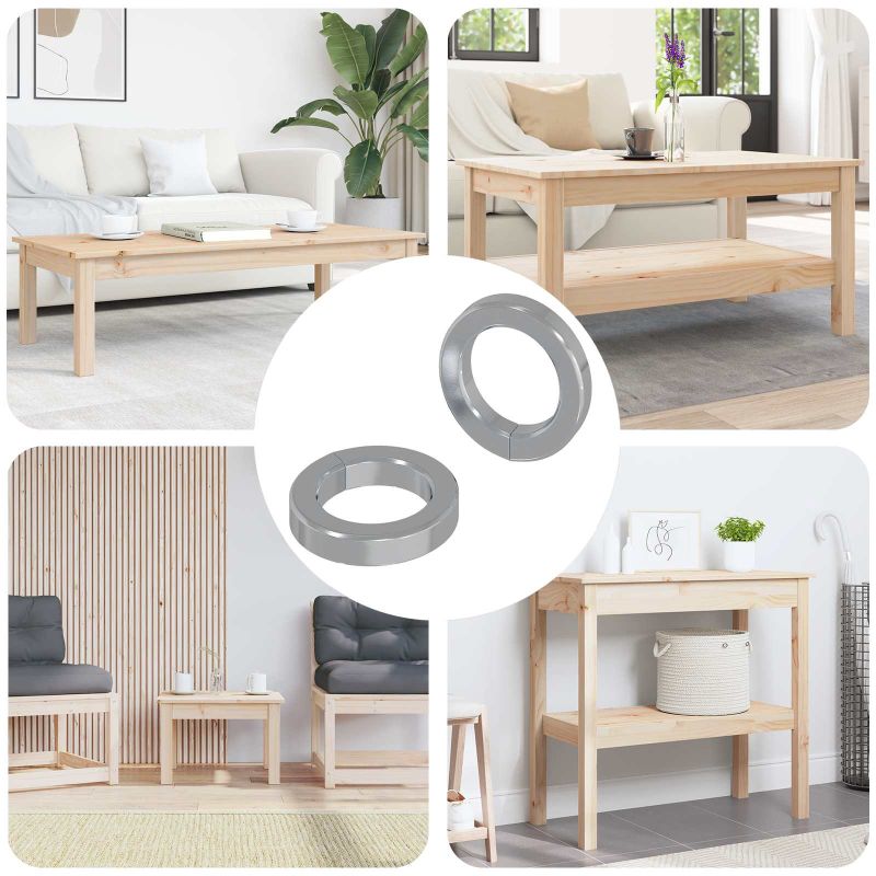 864589_1.jpg Federunterlage 2 pcs Weiss 13 x 1 mm Eisen – Bild 1