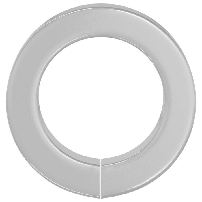 Federunterlage 2 pcs Weiss 13 x 1 mm Eisen – Bild 3