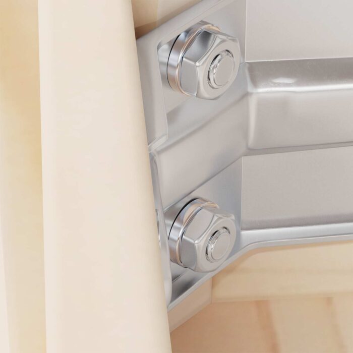 Federunterlage 2 pcs Weiss 13 x 1 mm Eisen – Bild 6