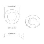 Federunterlage 2 pcs Weiss 13 x 1 mm Eisen – Bild 7