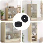 geeignet für Flachscheiben 2 pcs Schwarz ∅15 x 3 mm