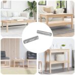 Mutter 2 pcs Zink-beschichtet 60 x 12 mm Eisen