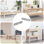 Mutter 2 pcs Zink-beschichtet 60 x 12 mm Eisen