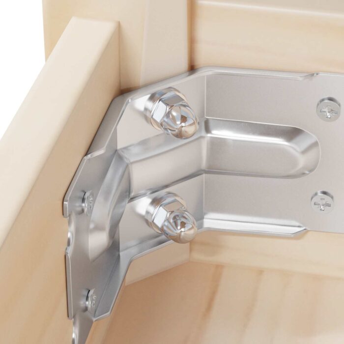 Mutter 2 pcs Silber M6 x 10 mm Eisen – Bild 6