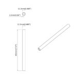 PVC Rohr 2 pcs Weiss 12,2 x 1,8 x 500 mm PP und PE – Bild 7