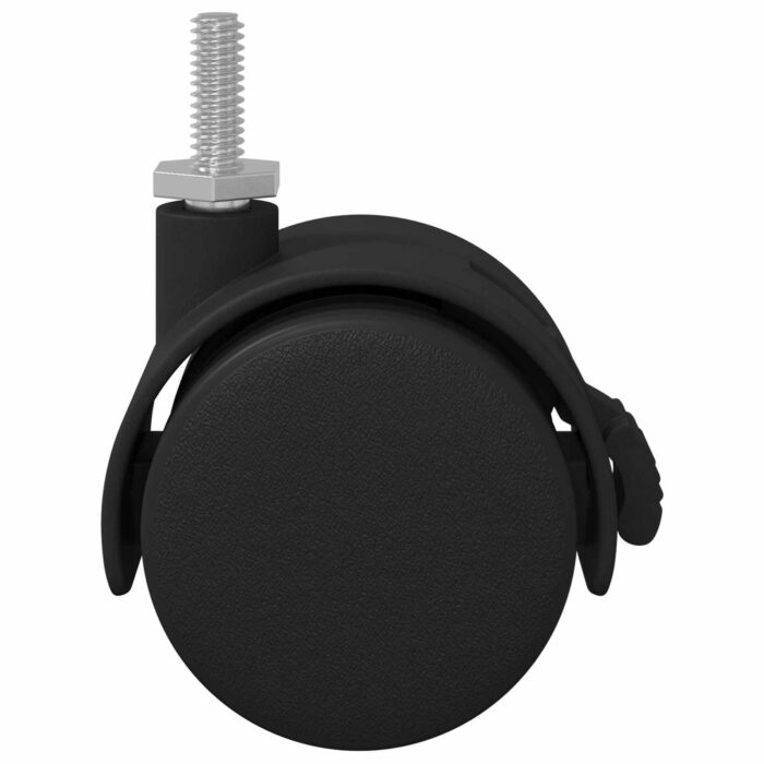 Bockrolle 2 pcs Schwarz und Silber 40,1 x 40,1 x 37,8 mm – Bild 3