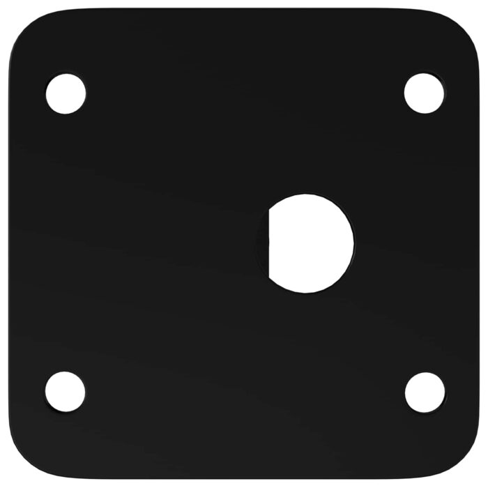 Standfüsse 2 pcs Schwarz 40 x 40 x 100 mm Eisen – Bild 7