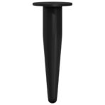 Möbelbeine 2 pcs Schwarz Ø 40 x 98 mm Eisen – Bild 4