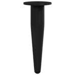 Möbelbeine 2 pcs Schwarz Ø 40 x 98 mm Eisen – Bild 5