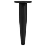 Möbelbeine 2 pcs Schwarz Ø 40 x 98 mm Eisen – Bild 6