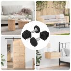 Möbel Leveler Verstellbar 2 pcs Schwarz M6 PP