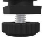 Möbel Leveler Verstellbar 2 pcs Schwarz M6 PP – Bild 5