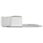 Kleiderstangenhalter 2 pcs Weisses Zink 40 x 18 x 10 mm Eisen – Bild 4