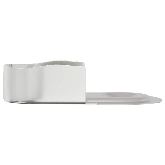 Kleiderstangenhalter 2 pcs Weisses Zink 40 x 18 x 10 mm Eisen – Bild 4