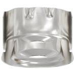 Kleiderstangenhalter 2 pcs Weisses Zink 40 x 18 x 10 mm Eisen – Bild 5