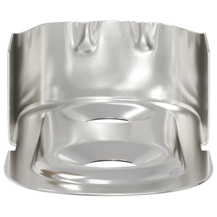 Kleiderstangenhalter 2 pcs Weisses Zink 40 x 18 x 10 mm Eisen – Bild 5