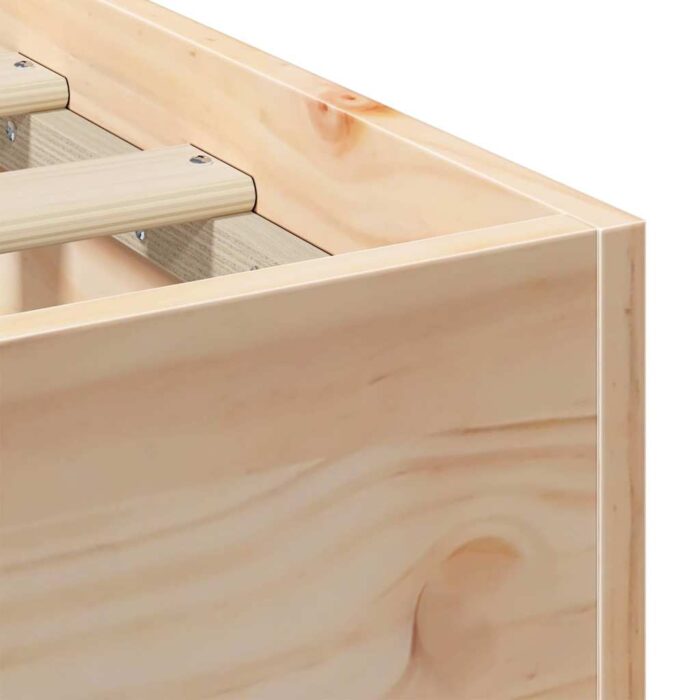 Bettgestell Braun 200 x 200 cm – Bild 7