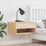 Nachttisch Braun 50 x 32,5 x 24 cm Massivholz Kiefer