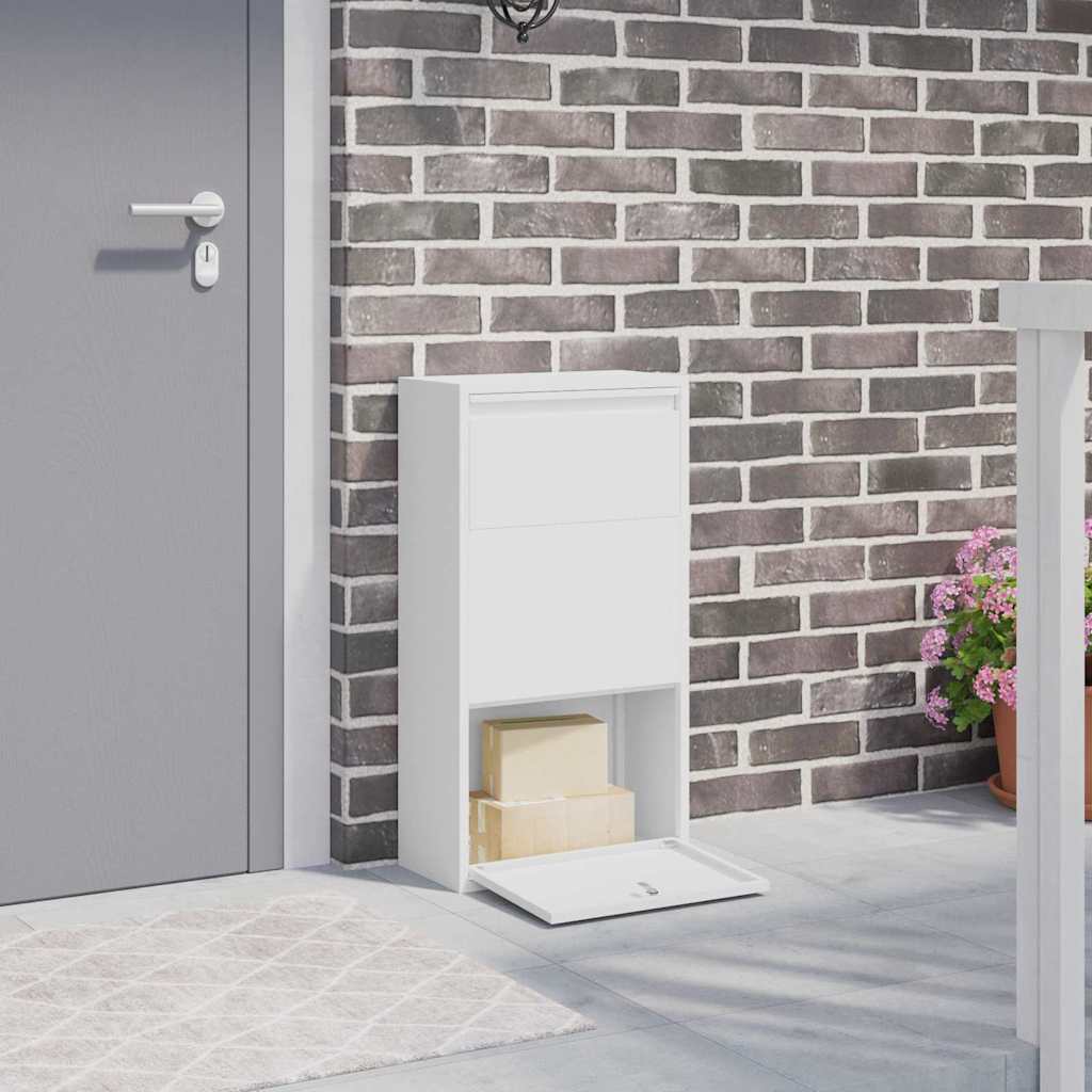 874920_1.jpg Paketdrop-Box mit Speicher Anthrazit 44 x 22 x 82 cm Stahl – Bild 1