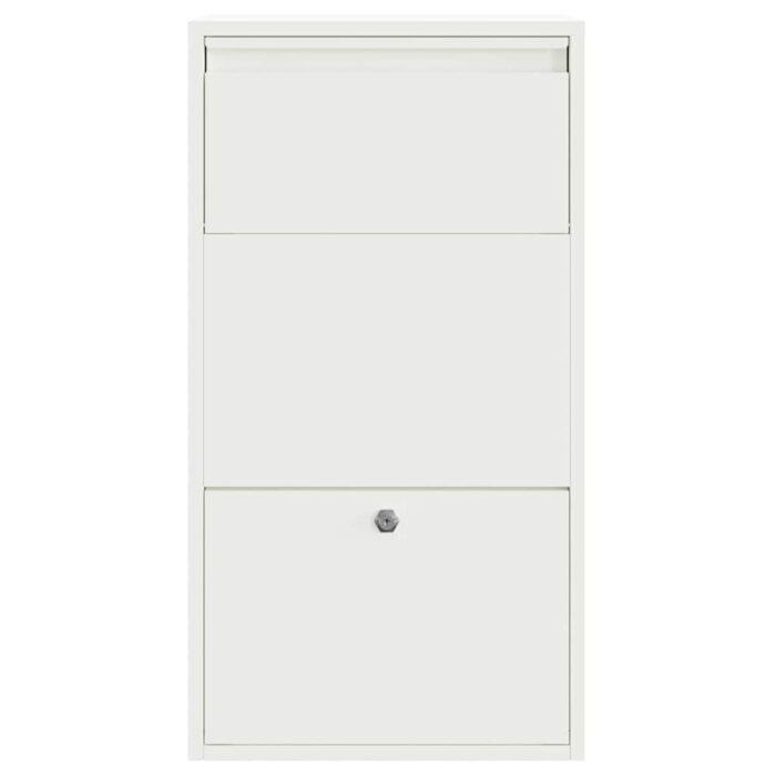 Paketdrop-Box mit Speicher Anthrazit 44 x 22 x 82 cm Stahl – Bild 5