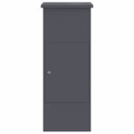 Paketdrop-Box mit Speicher Anthrazit 44,5 x 29 x 110,5 cm Stahl – Bild 5