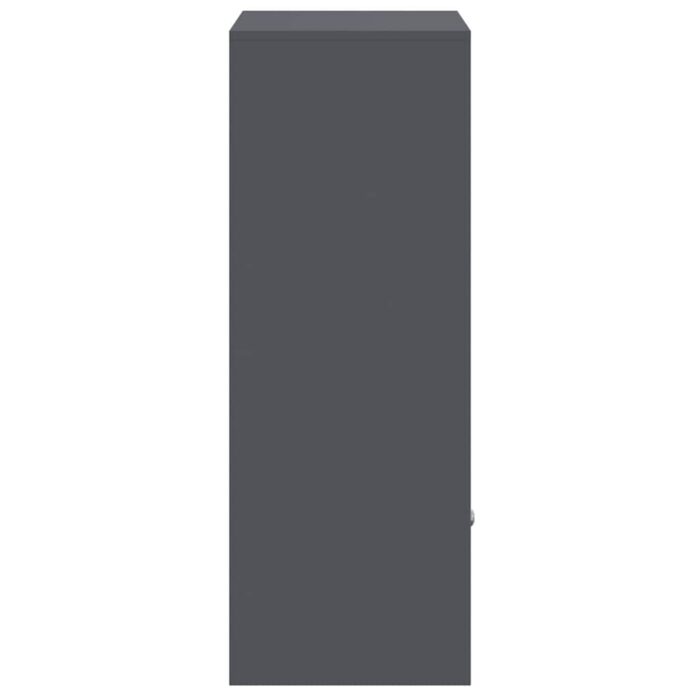 Paketdrop-Box mit Speicher Anthrazit 41 x 38 x 103 cm Stahl – Bild 6