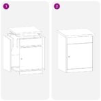 Paketdrop-Box mit Speicher Anthrazit 47,5 x 38 x 59 cm Stahl – Bild 11