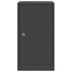 Briefkasten mit Speicher mit Tür Schwarz 30 x 20 x 55 cm Stahl – Bild 5