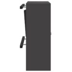 Briefkasten mit Speicher mit Tür Schwarz 30 x 20 x 55 cm Stahl – Bild 6