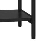 Bücherregal Schwarz Eichen-Optik 80 x 30 x 183 cm Holzwerkstoff – Bild 8