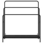 Kleiderständer Schwarz Eichen-Optik 90 x 30 x 100,5 cm – Bild 5