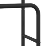 Kleiderständer Schwarz Eichen-Optik 90 x 30 x 100,5 cm – Bild 9